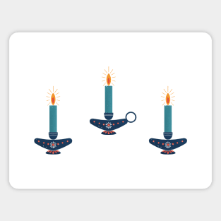 Scandinavian candles Magnet